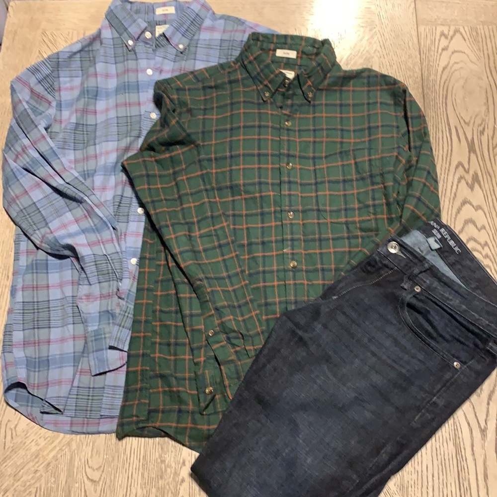 Men’s Jcrew shirts- size M